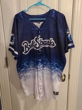 Durham Bulls' Game Worn "Bullsharks" Jersey